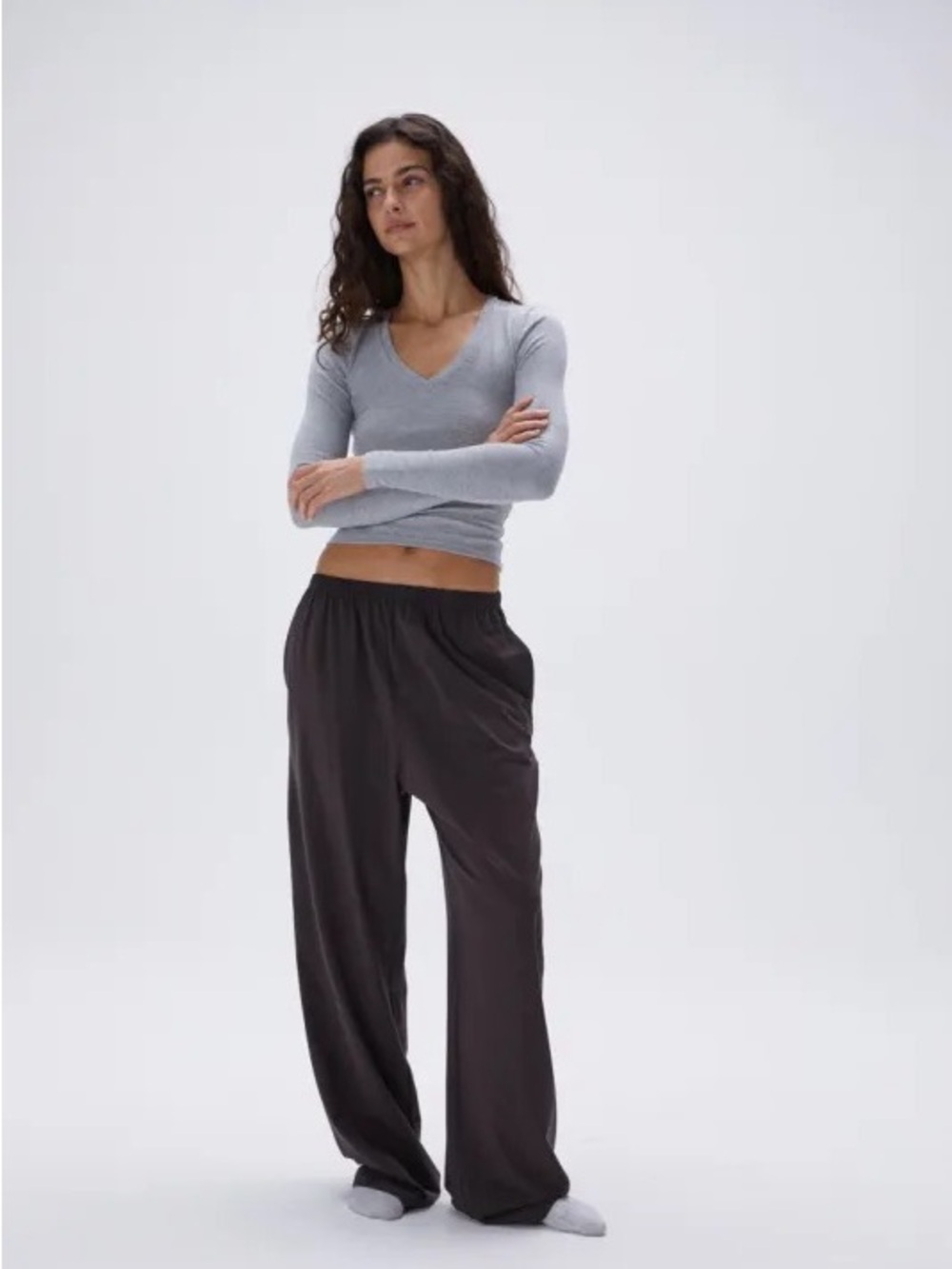 Adanola Modal Cotton Pull On Pants Coffee Bean